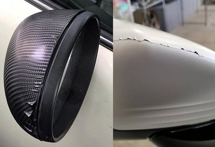 folie onthechting buitenspiegel