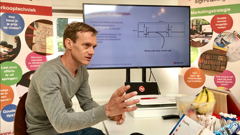 training airtex walltex naadloos fotobehang