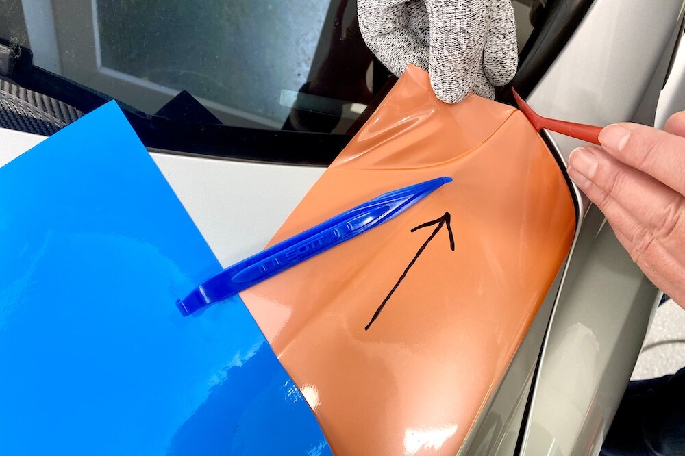 afwerktechniek carwrap