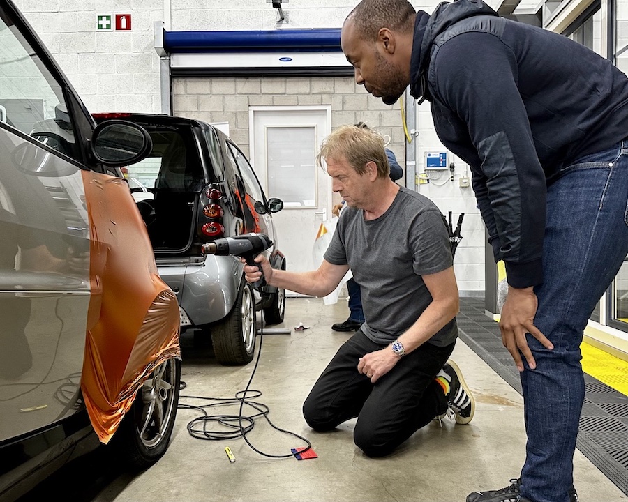 leren carwrappen bij Appcademy