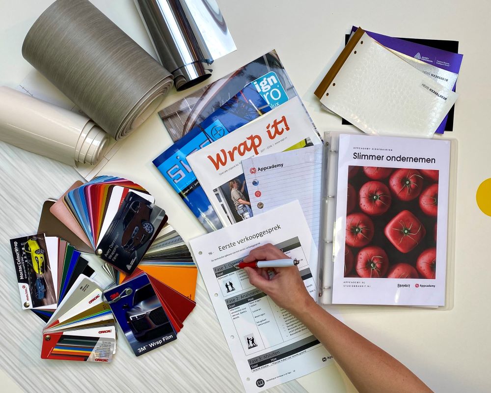 Sales voor sign en wrap