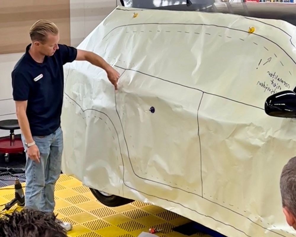 Carwrap advanced full wrap methodiek