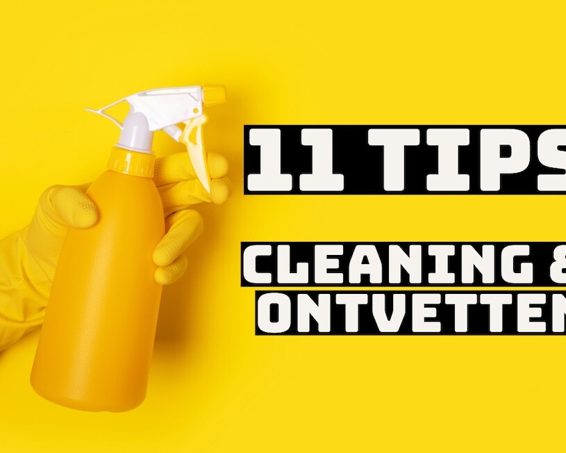 ontvetten voor foliemontage