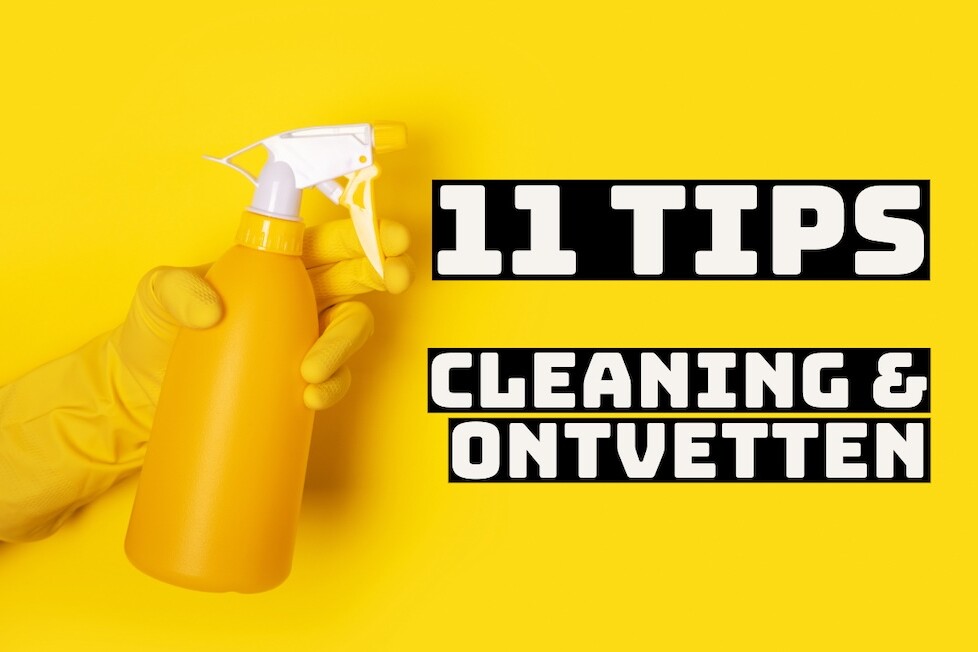 ontvetten voor foliemontage