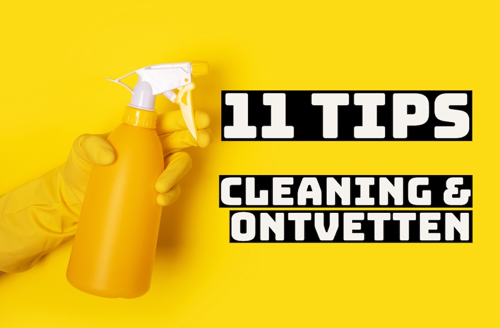 ontvetten voor foliemontage