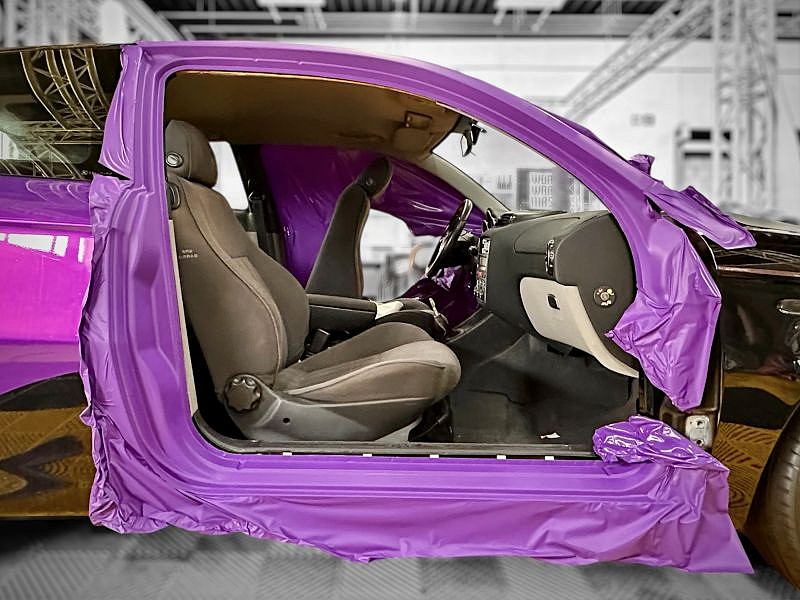 Carwrap Masterclass met focus op instap gewrapt voertuig